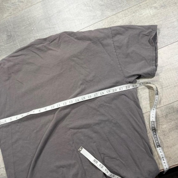 Vintage gray and black affliction style AOP skater essential T-shirt size XL - Picture 4 of 5